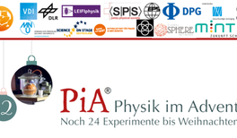 PiA - Physik im Advent: Jetzt anmelden und tolle Preise gewinnen!