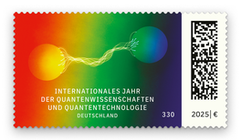 Sonderbriefmarke zum Internationalen Quantenjahr ab sofort erhältlich