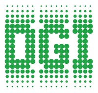 DGI in grünen Großbuchstaben